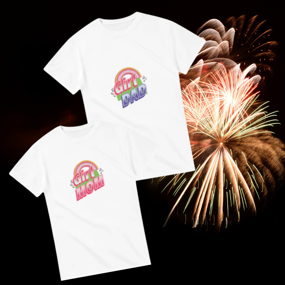 Girl Parents Rainbow T-Shirt Bundle