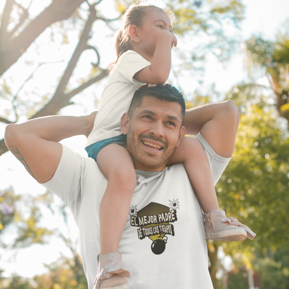 El Mejor Padre Heavyweight Cotton T-Shirt