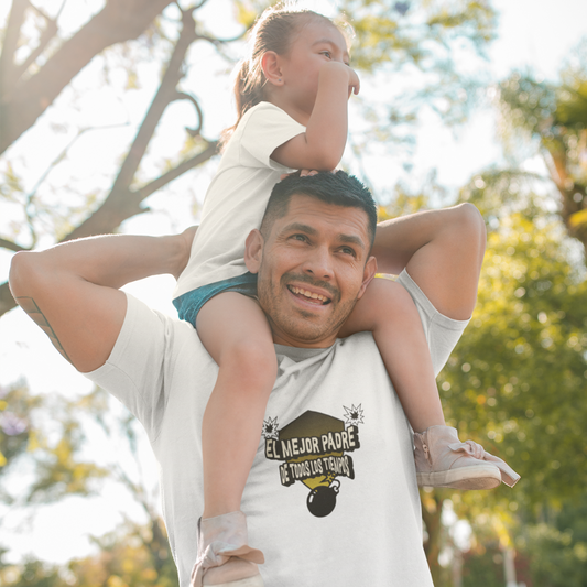 El Mejor Padre Heavyweight Cotton T-Shirt