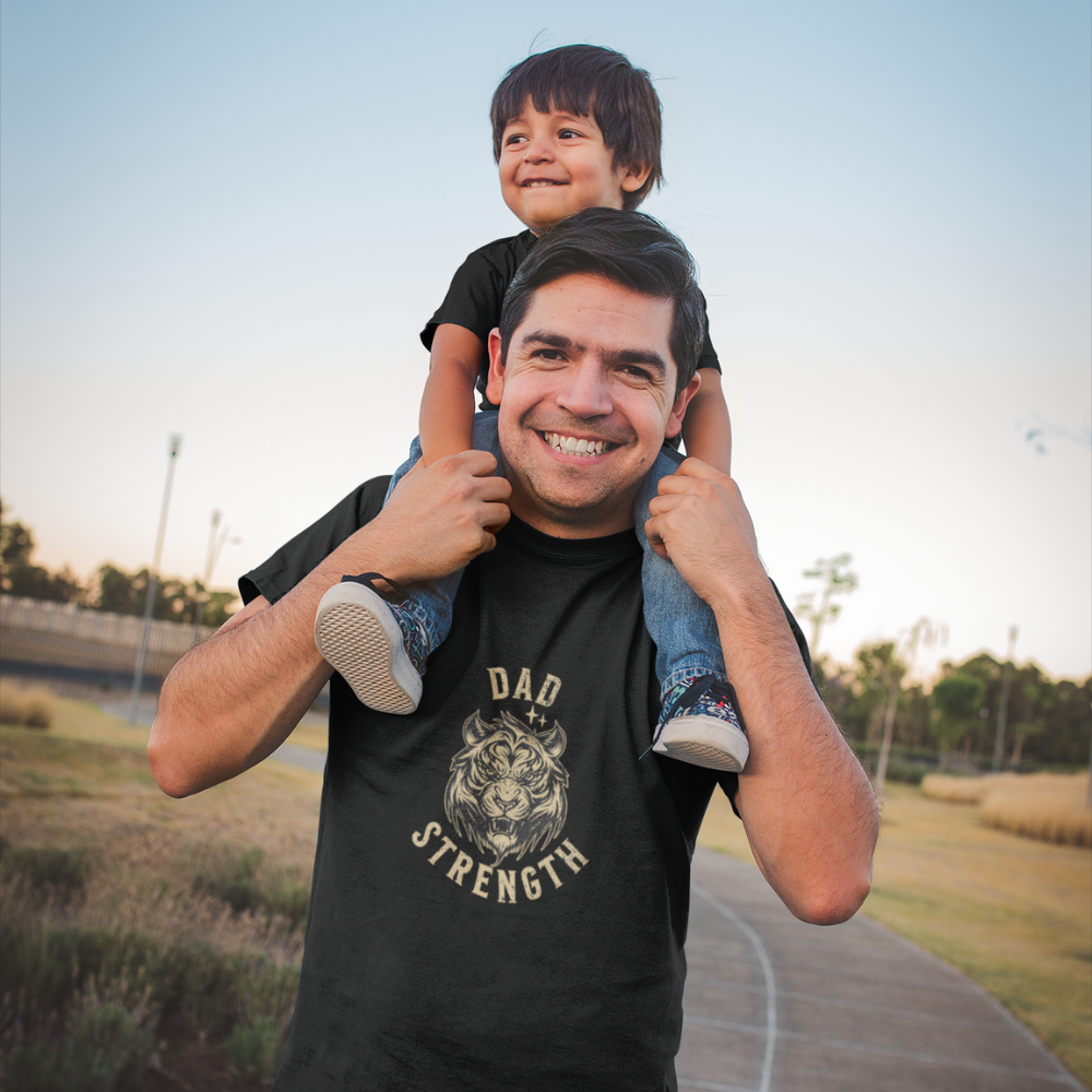 Dad Strength T-Shirt – Classic Fit Heavyweight Cotton Tee