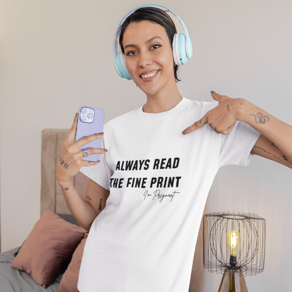 I'm Pregnant T-Shirt – Classic Fit Heavyweight Cotton Tee