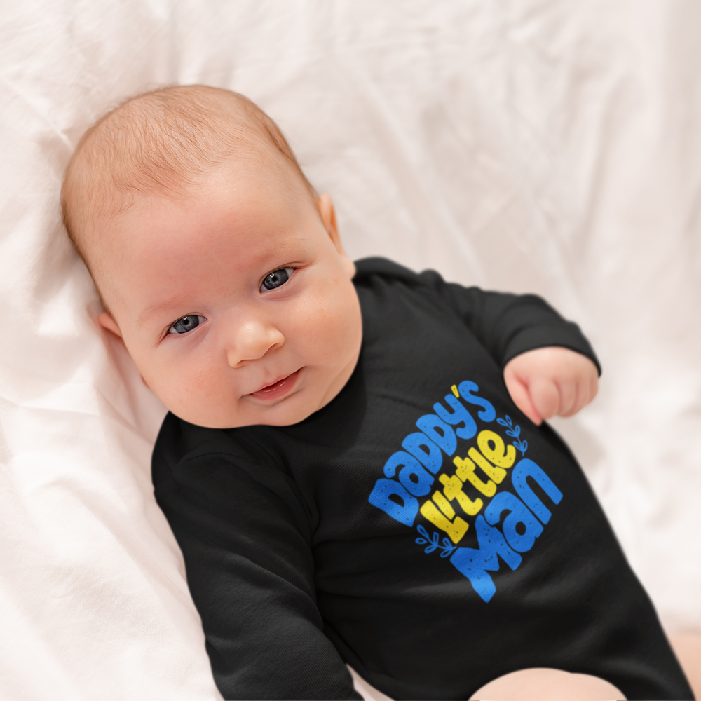 Daddy's Little Man Baby Onesie