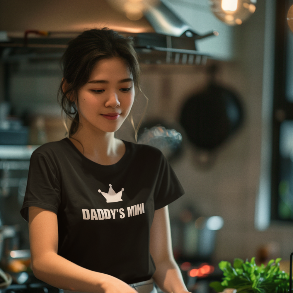 Daddy's Mini Black Tee (Women)