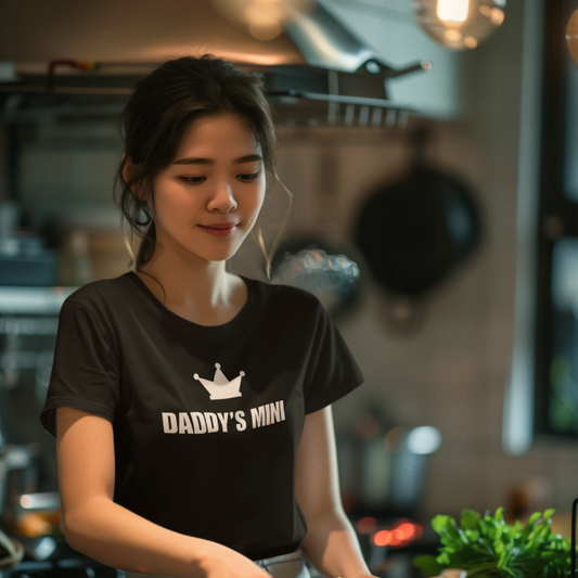 Daddy's Mini Black Tee (Women)