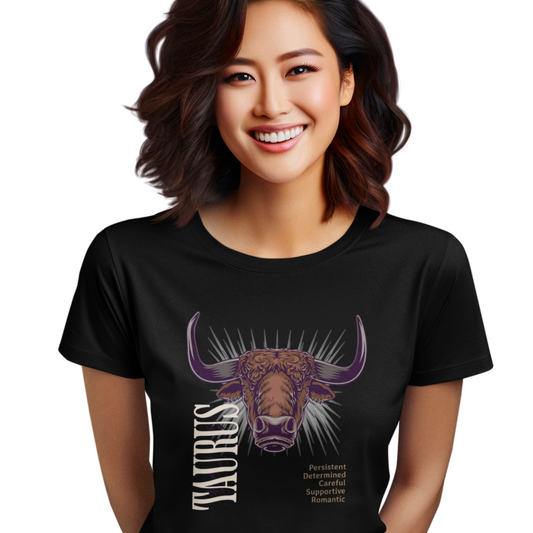 Women's Taurus Zodiac Sign T Shirt