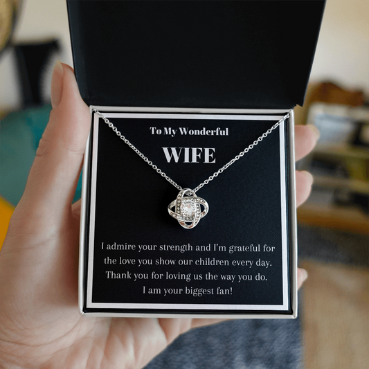 My Wonderful Wife Pendant Necklace