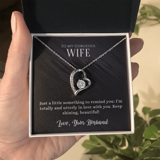 Gorgeous Wife Heart Pendant Necklace