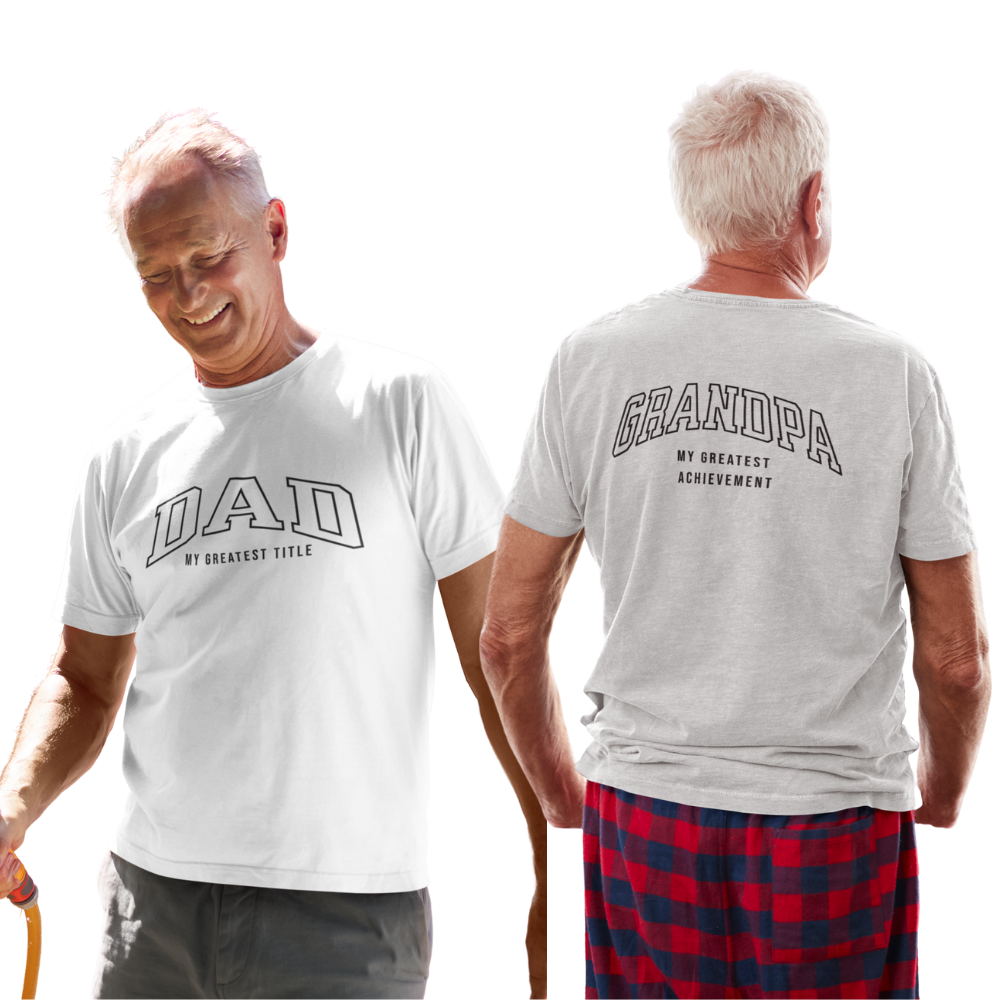 Dad and Grandpa Greatest Achievement T Shirt