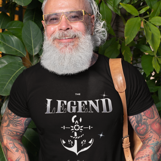 Legend Grandfather T-Shirt – Classic Fit Heavyweight Cotton Tee