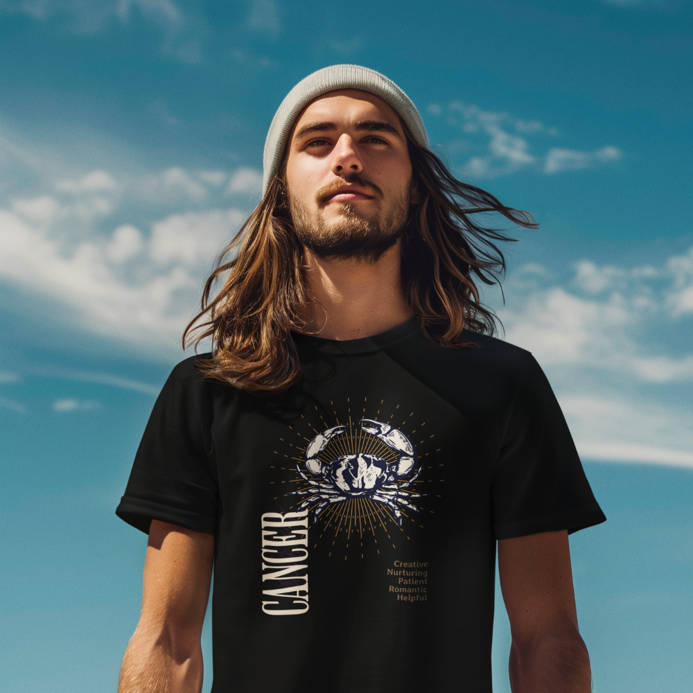 Men's Cancer Zodiac Sign T Shirt