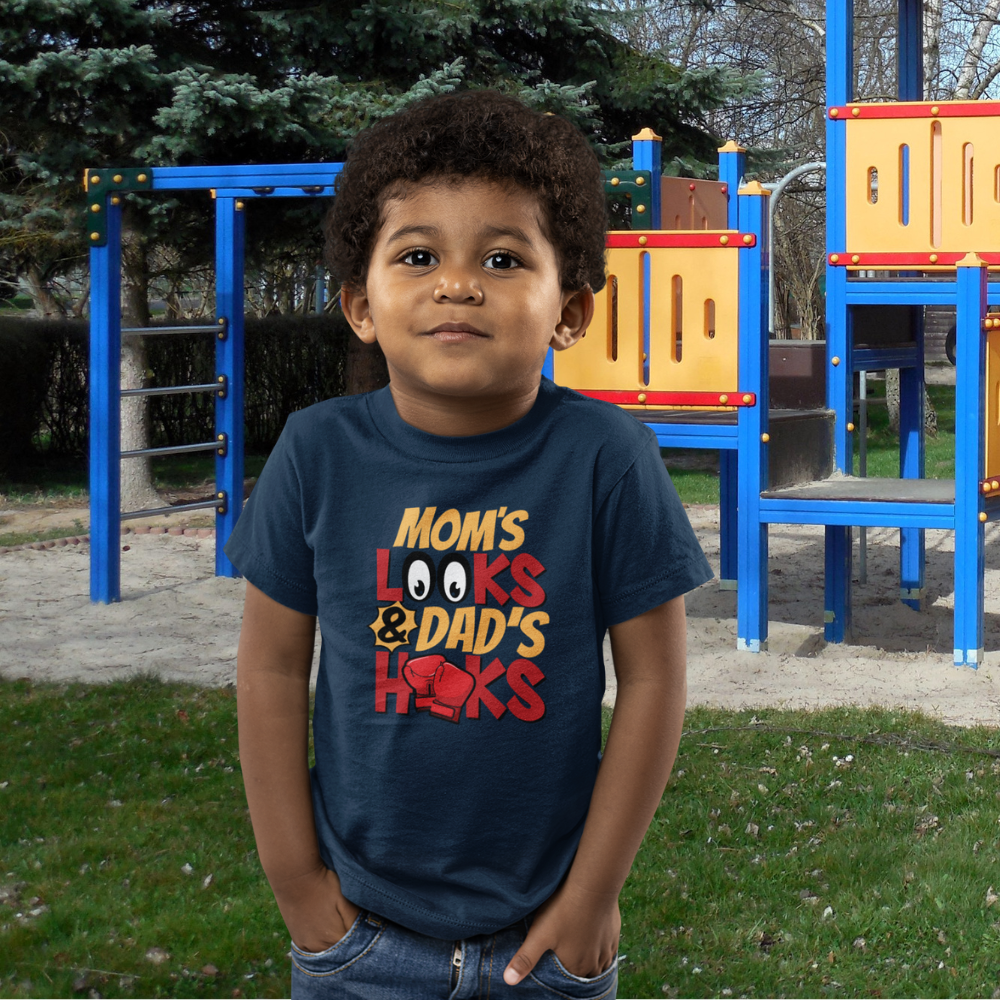 Toddler Mom's Looks & Dad's Hooks T-Shirt