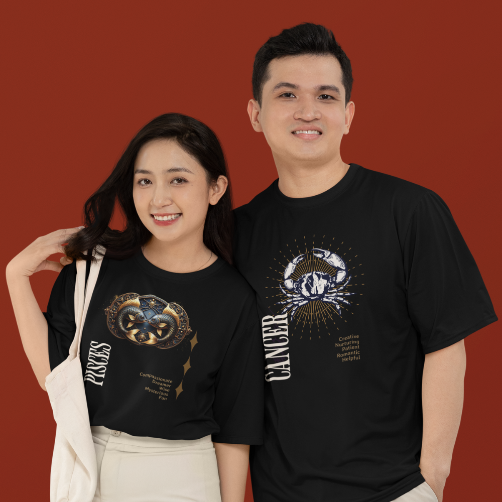 Women's Pisces Zodiac Sign T Shirt