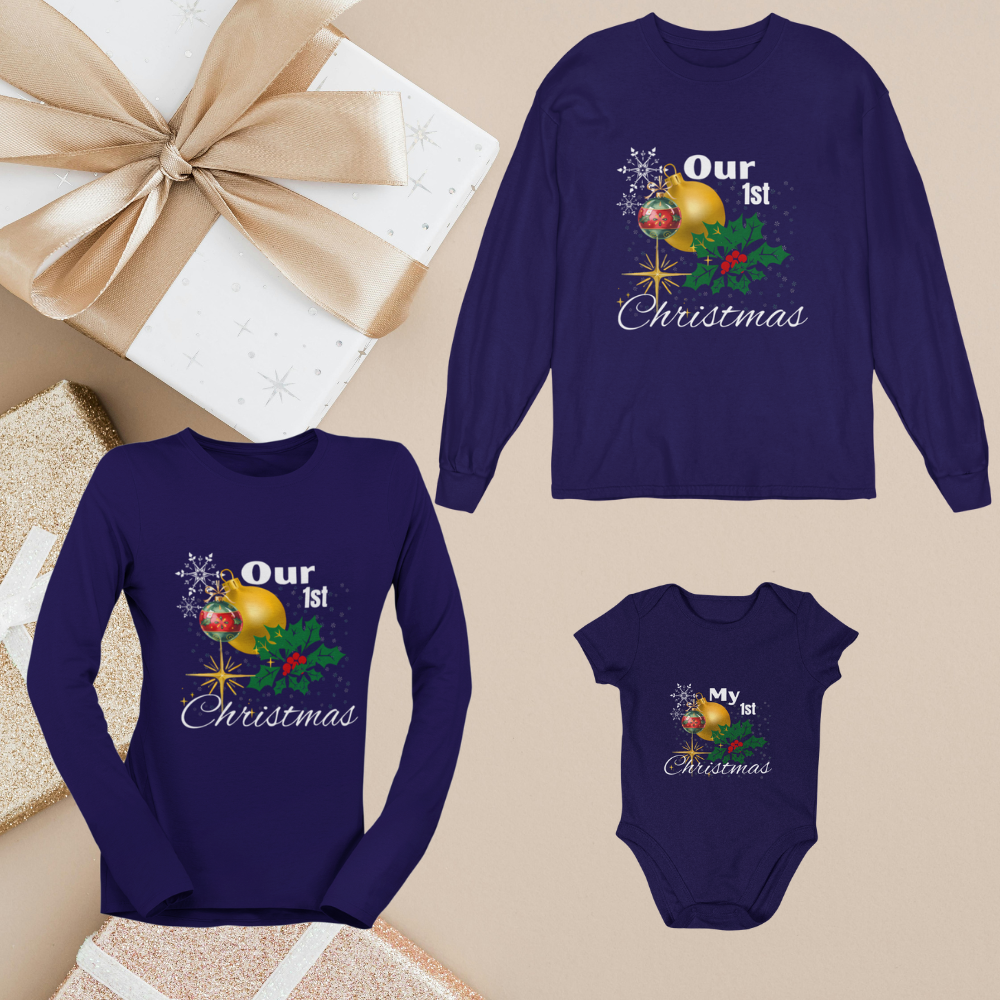 1st Christmas Family Shirt Bundle
