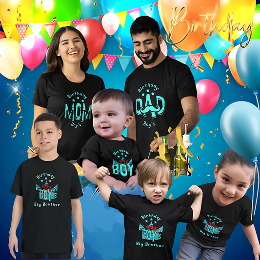 Birthday Boy Build Your Own Family T Shirt Bundle