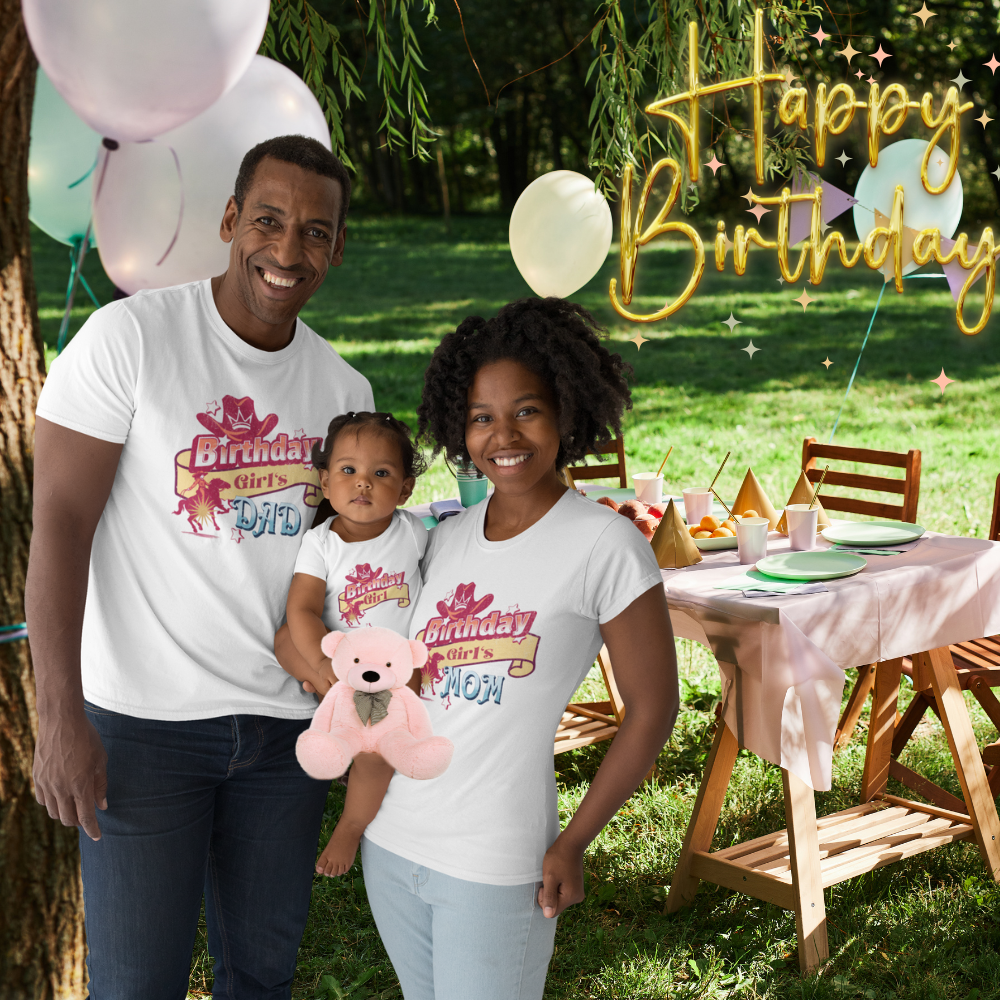 Birthday Girl T-Shirt Family Bundle (toddler size)- Cowgirl Theme
