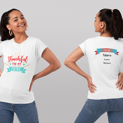 Thankful for My Tribe Women's Heavyweight Cotton T-Shirt