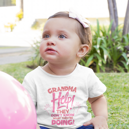 Grandma Help Baby Onesie