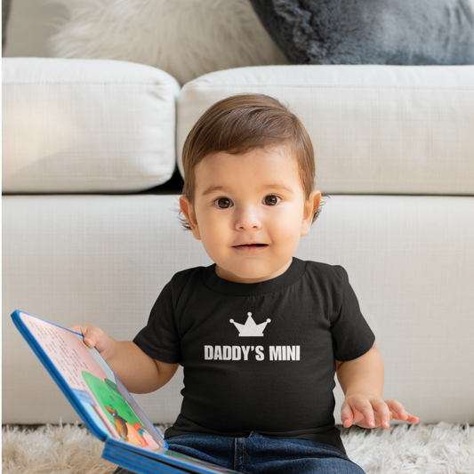 Daddy's Mini Black T Shirt (baby)