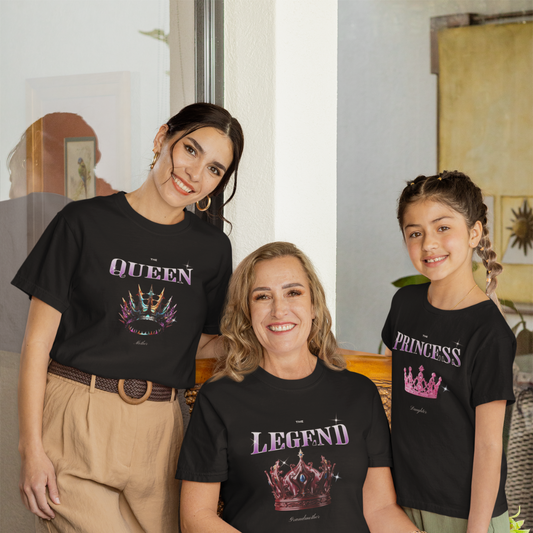 Grandmother Family Legacy T Shirt Bundle (girl)