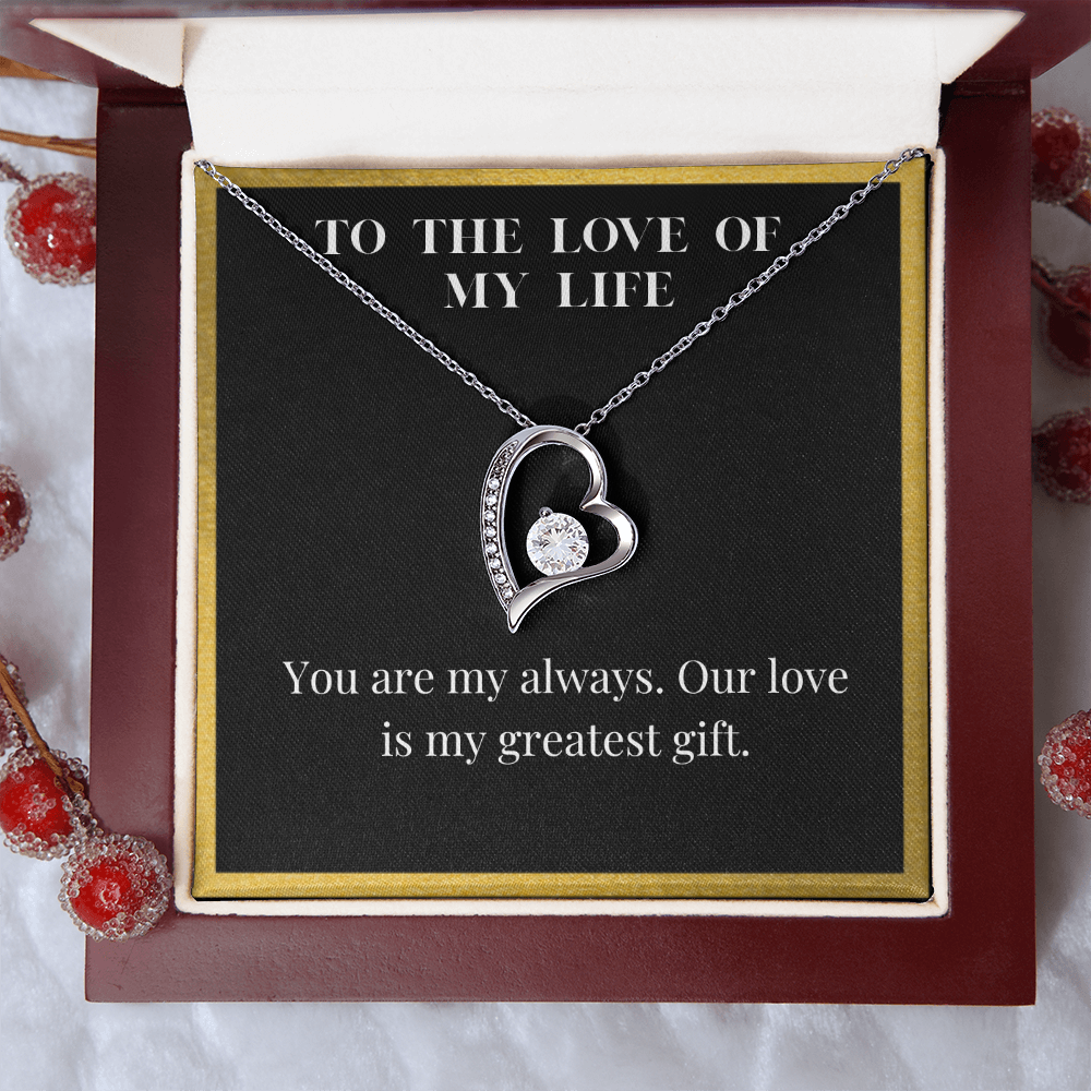 Love of My Life Heart Pendant Necklace