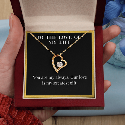 Love of My Life Heart Pendant Necklace
