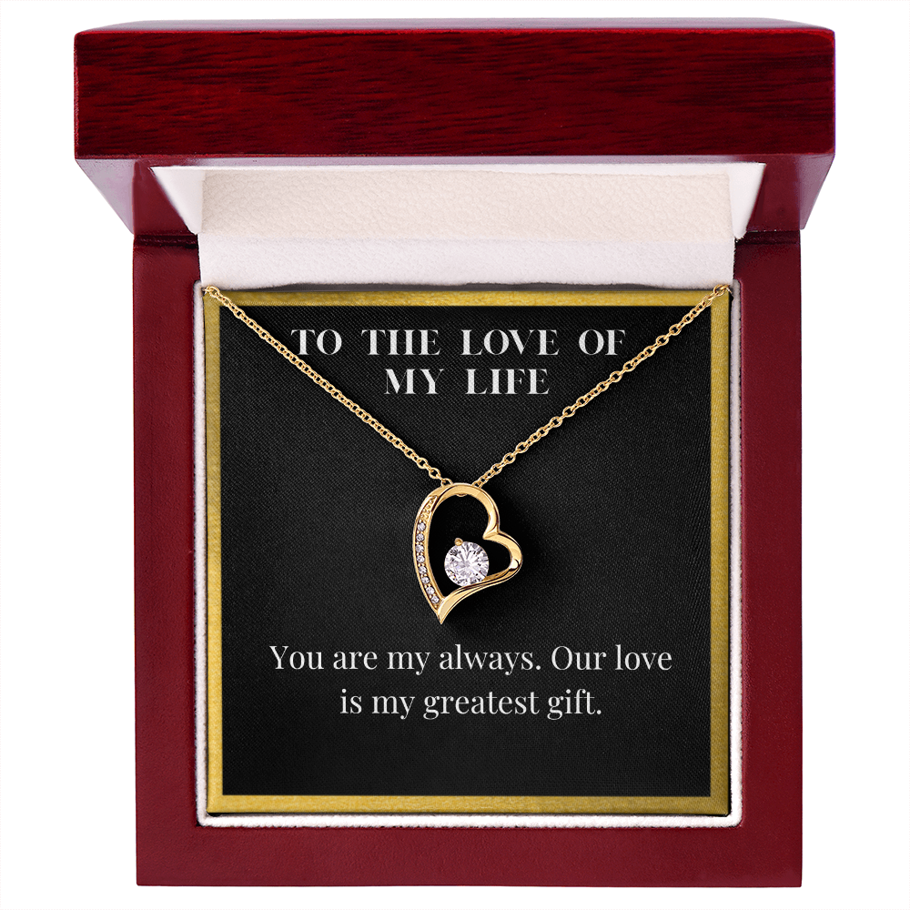 Love of My Life Heart Pendant Necklace