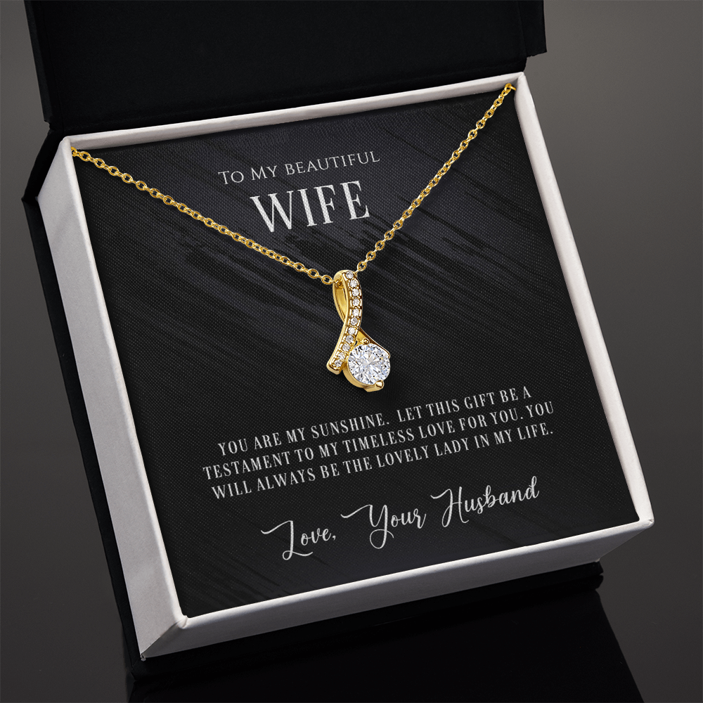 My Beautiful Wife-Timeless Love Pendant Necklace