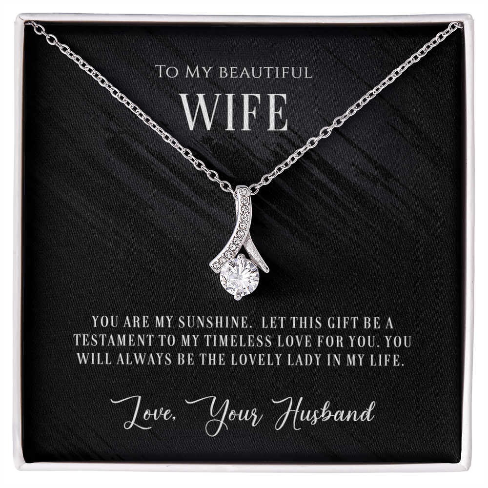My Beautiful Wife-Timeless Love Pendant Necklace