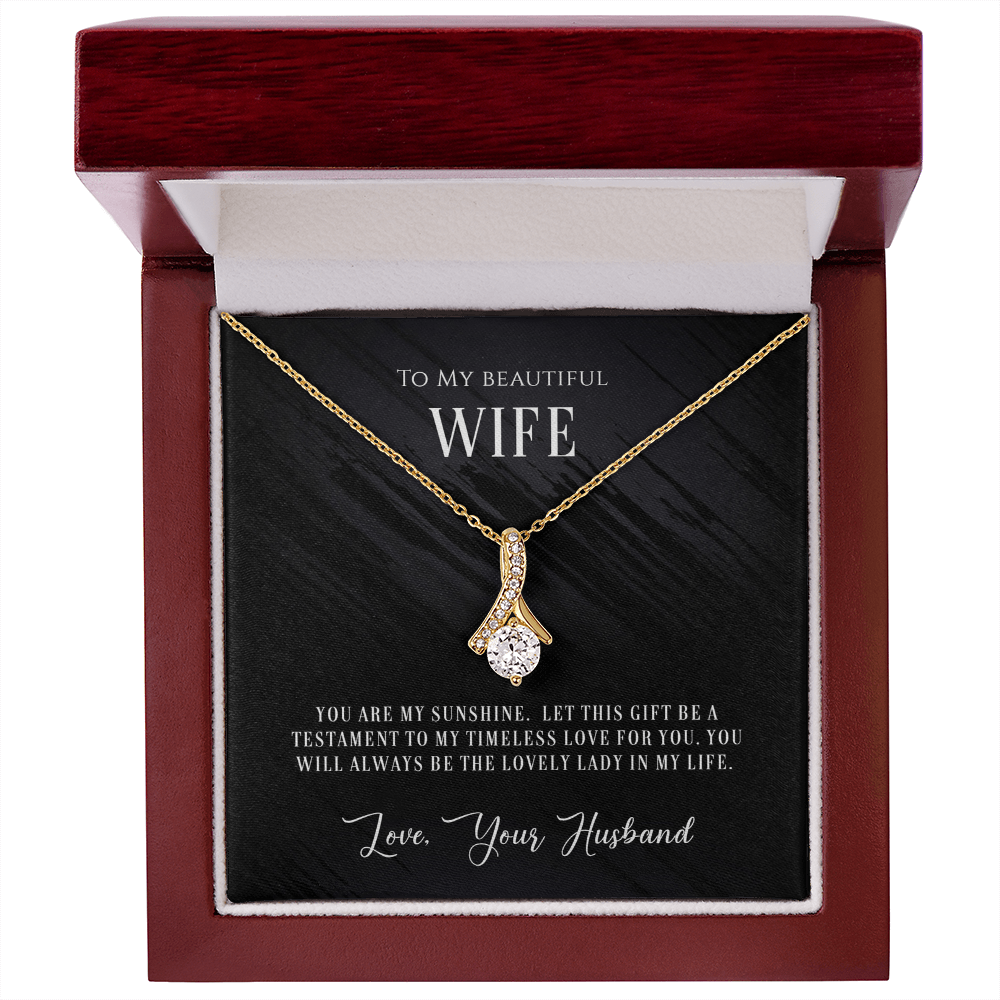 My Beautiful Wife-Timeless Love Pendant Necklace