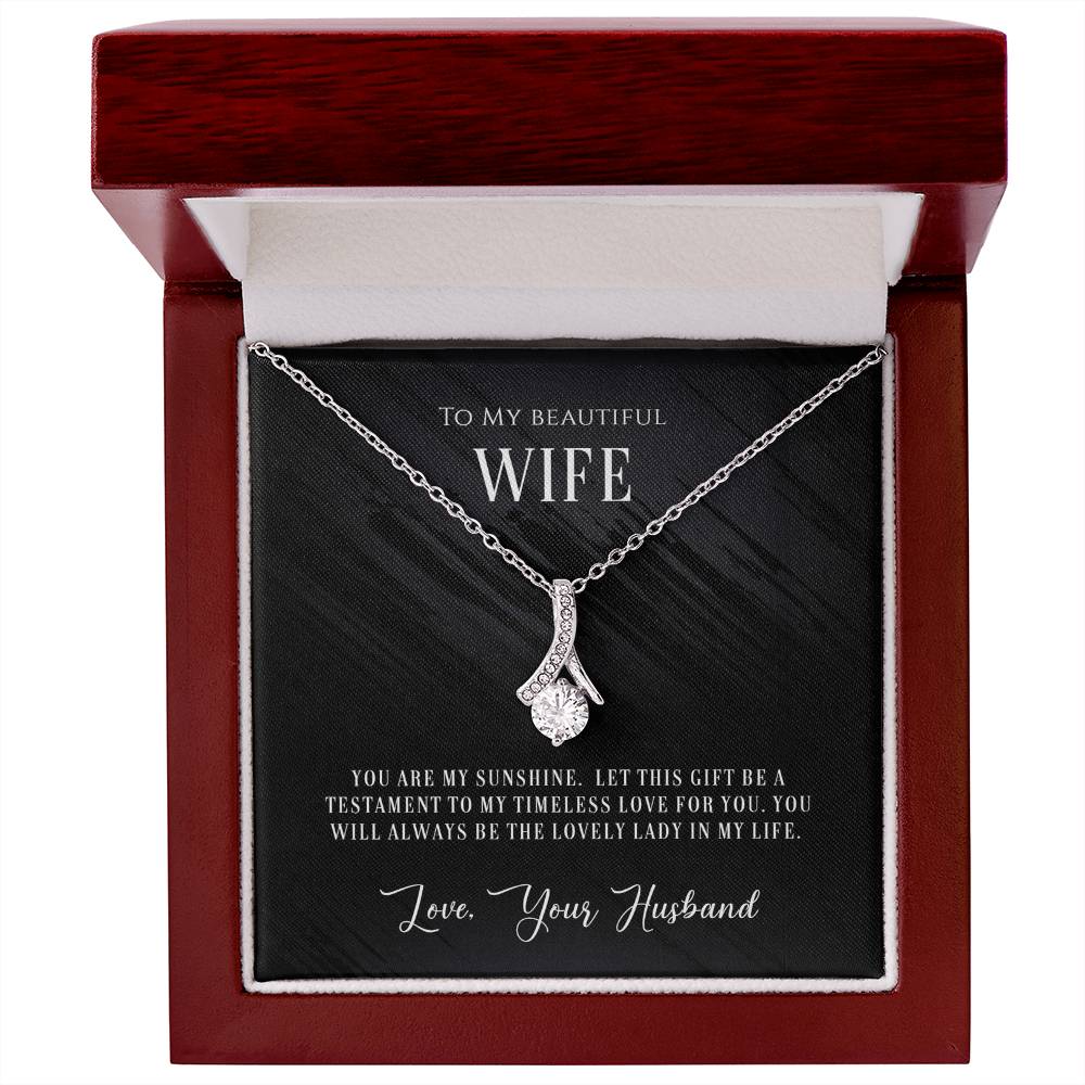 My Beautiful Wife-Timeless Love Pendant Necklace