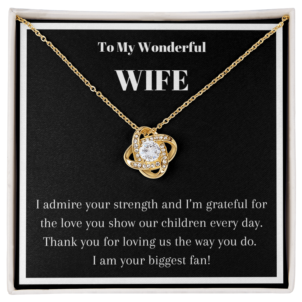 My Wonderful Wife Pendant Necklace