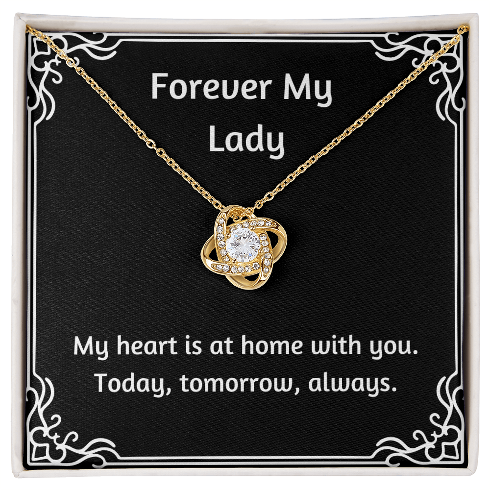 Forever My Lady Love Knot Necklace