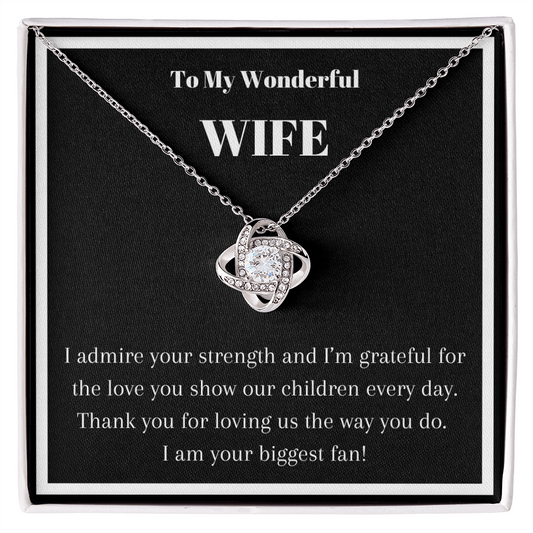 My Wonderful Wife Pendant Necklace