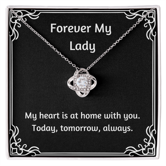 Forever My Lady Love Knot Necklace