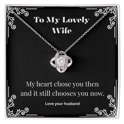 Lovely Wife Pendant Necklace