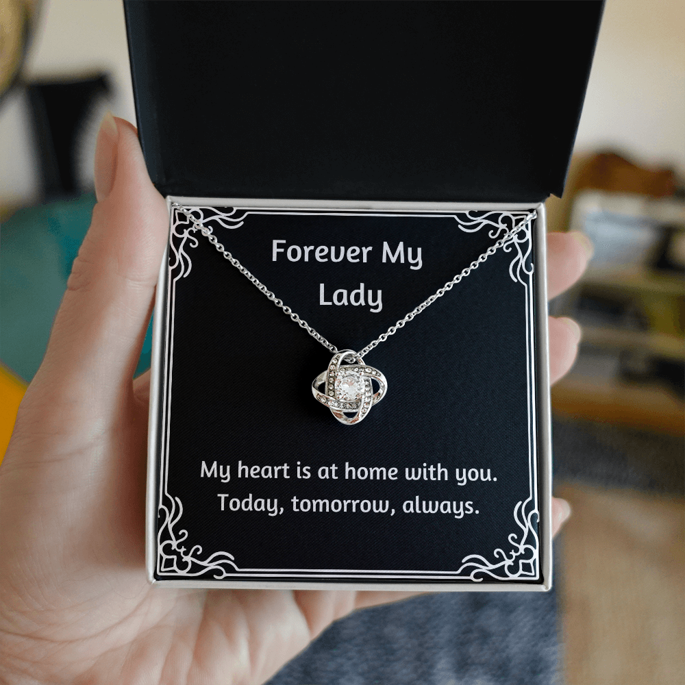 Forever My Lady Love Knot Necklace