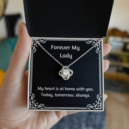 Forever My Lady Love Knot Necklace
