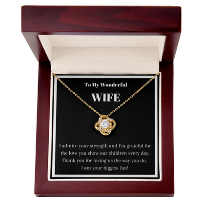 My Wonderful Wife Pendant Necklace
