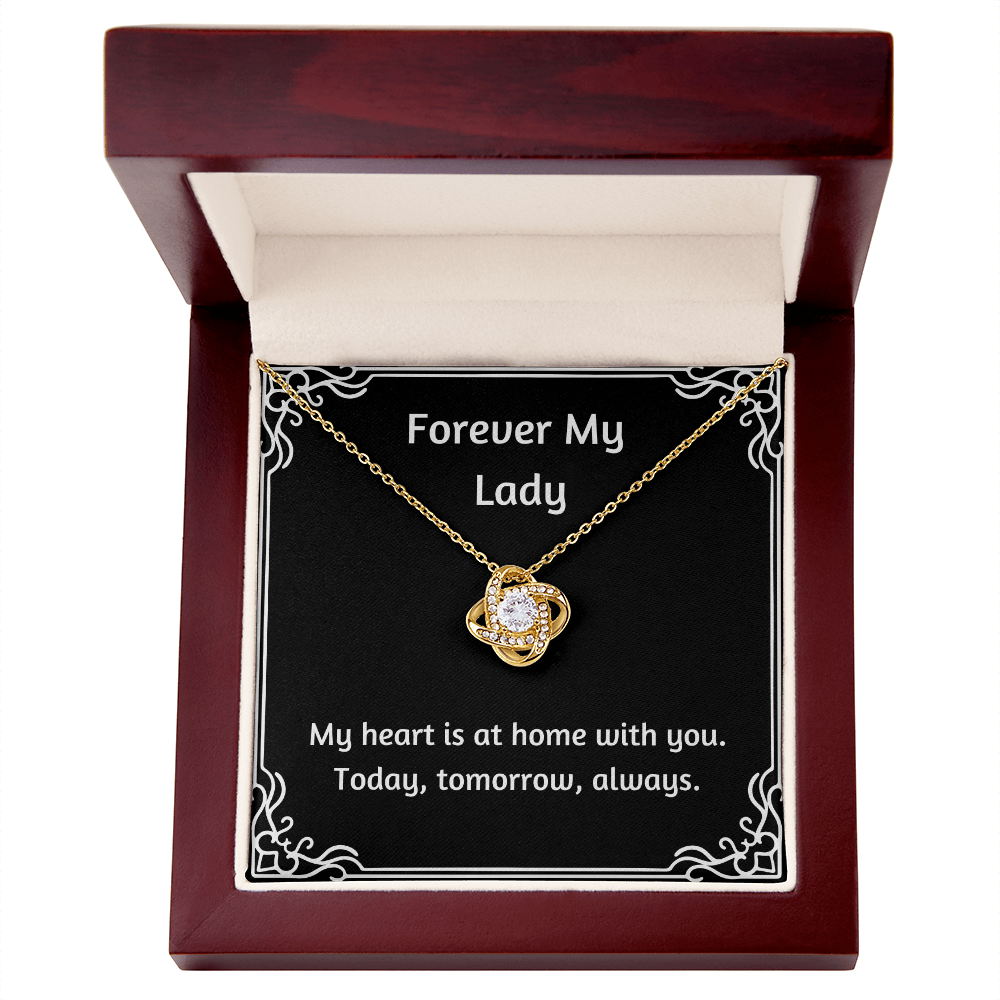 Forever My Lady Love Knot Necklace