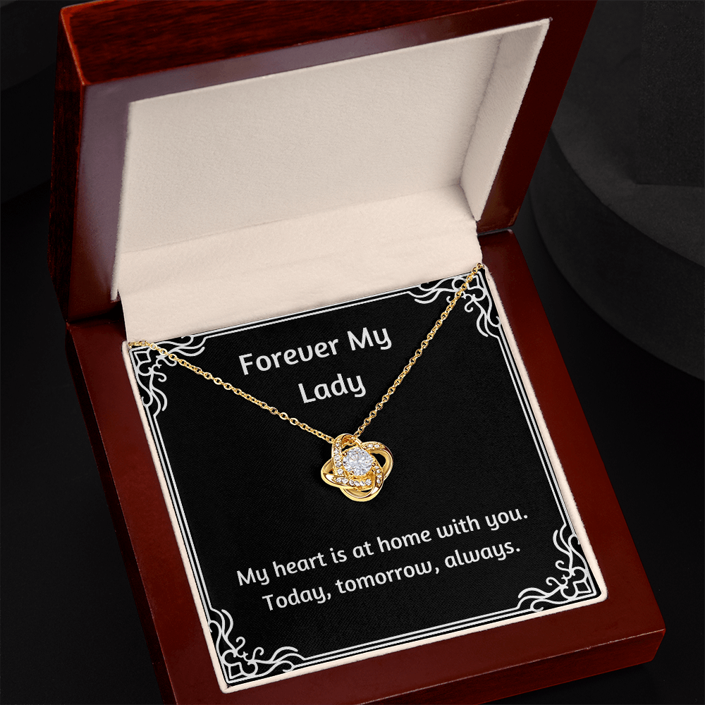 Forever My Lady Love Knot Necklace