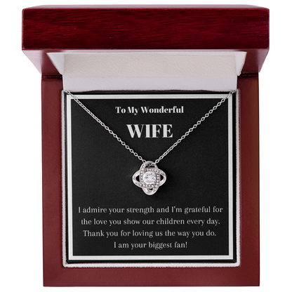 My Wonderful Wife Pendant Necklace