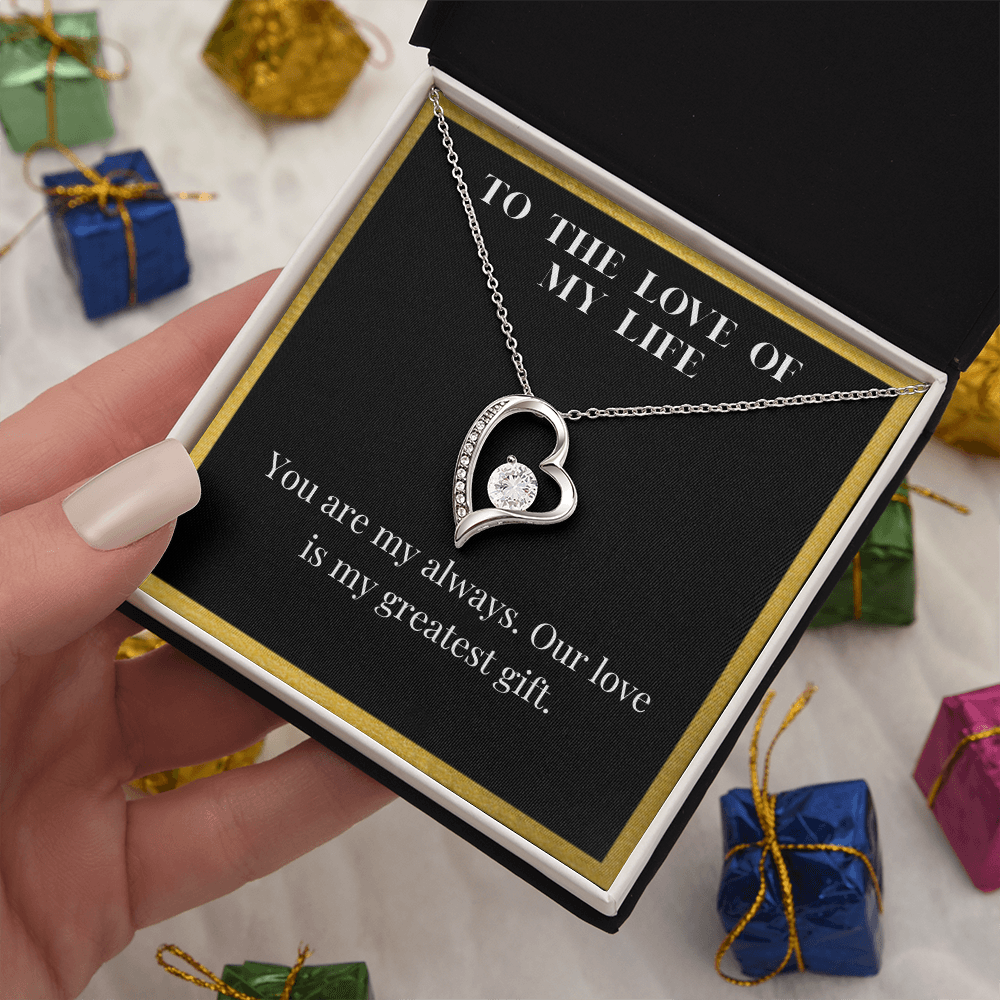 Love of My Life Heart Pendant Necklace