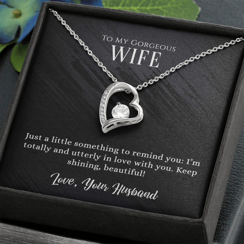 Gorgeous Wife Heart Pendant Necklace