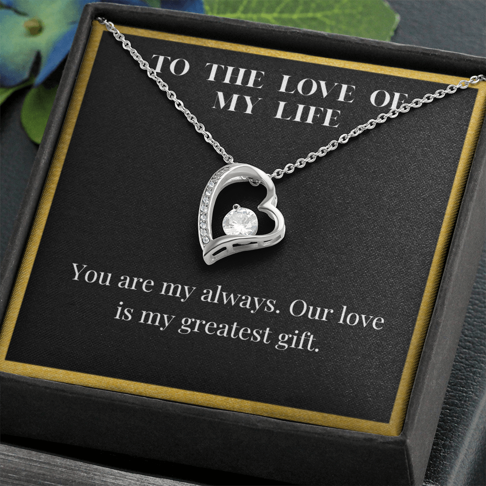 Love of My Life Heart Pendant Necklace