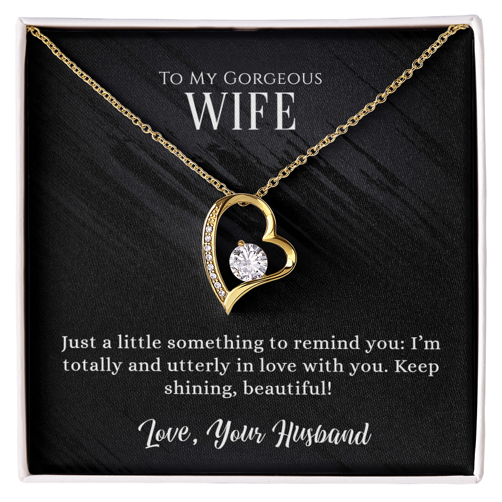 Gorgeous Wife Heart Pendant Necklace