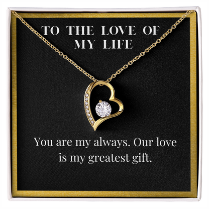Love of My Life Heart Pendant Necklace