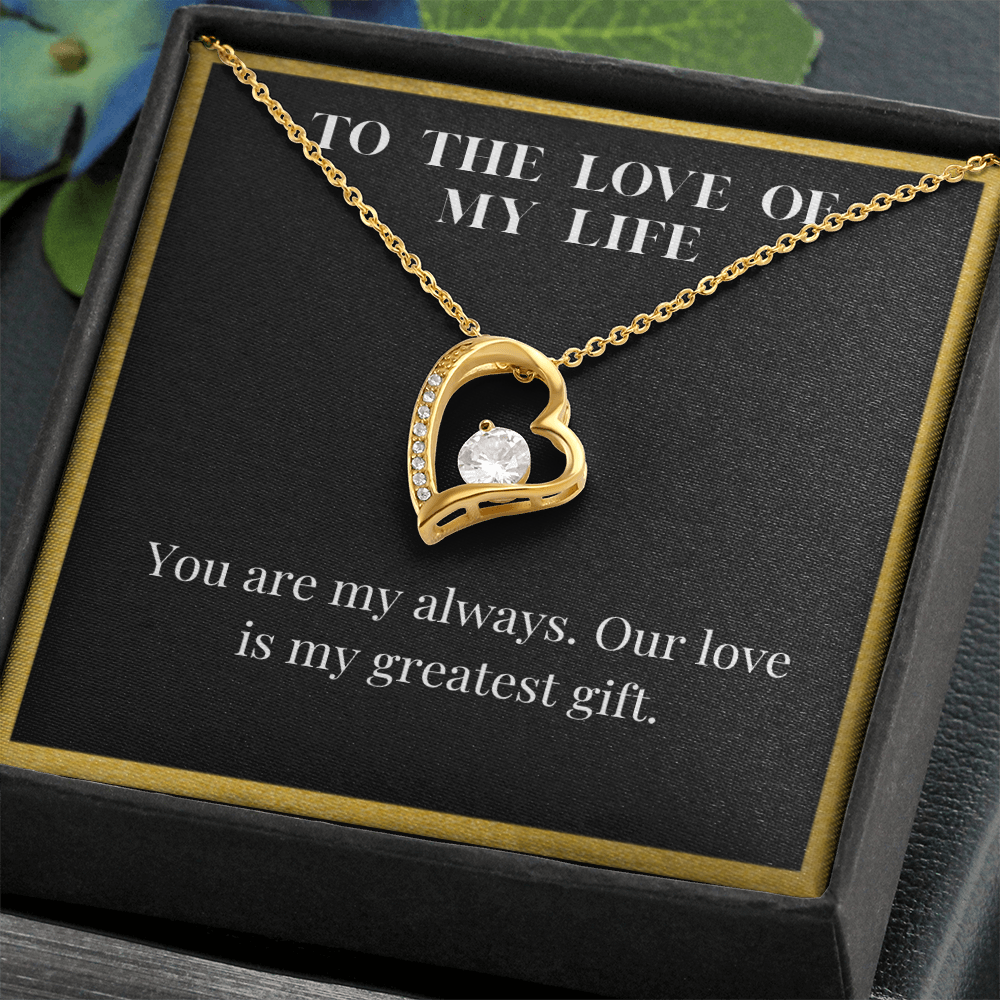 Love of My Life Heart Pendant Necklace