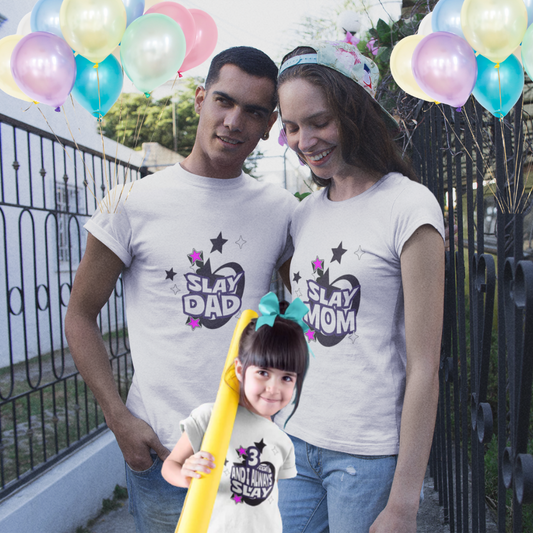 3- Year-Old Slay Family T-Shirt Bundle