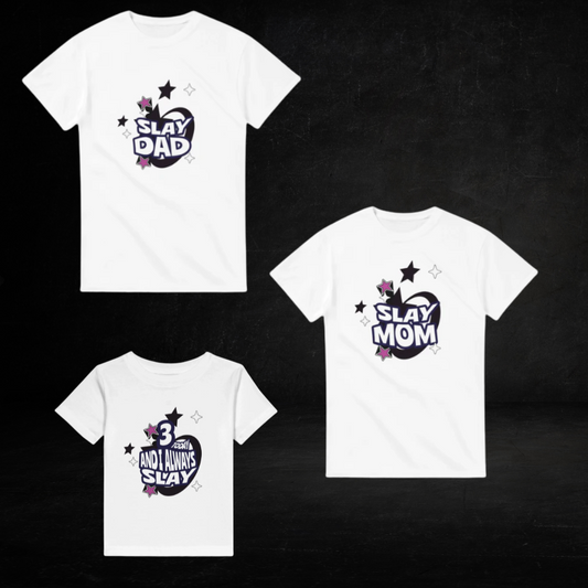 3- Year-Old Slay Family T-Shirt Bundle